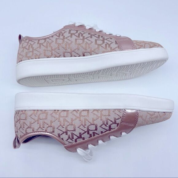 DKNY Big Girls Cam Jacquard Sneakers Size 5 - Picture 7 of 12